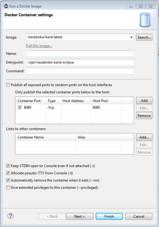 docker-container-settings